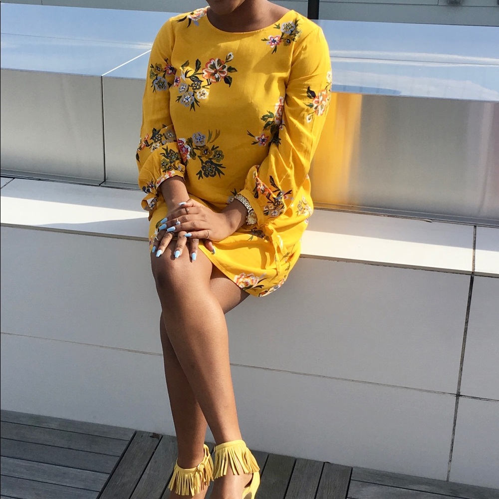 Floral Shift Dress